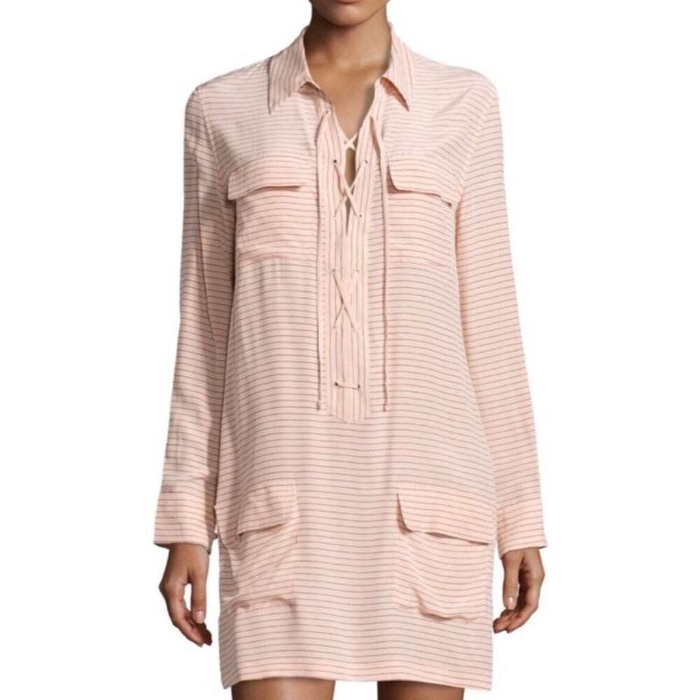 Equipment Knox Silk Shirt Dress XS NWOT Authentic